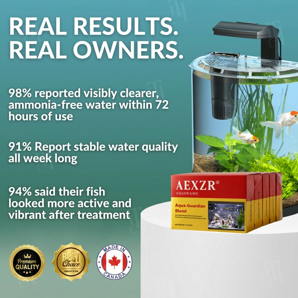 AEXZR® Aquariums Aqua-Guardian Blend🐟 The cleanest water your fish have ever lived in.