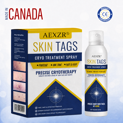 AEXZR® Skin Tag Cryo Treatment Spray🧊 Precision Cryo-Tech: Freezes Away Skin Tags & Warts in Seconds – No Blades, No Pain.