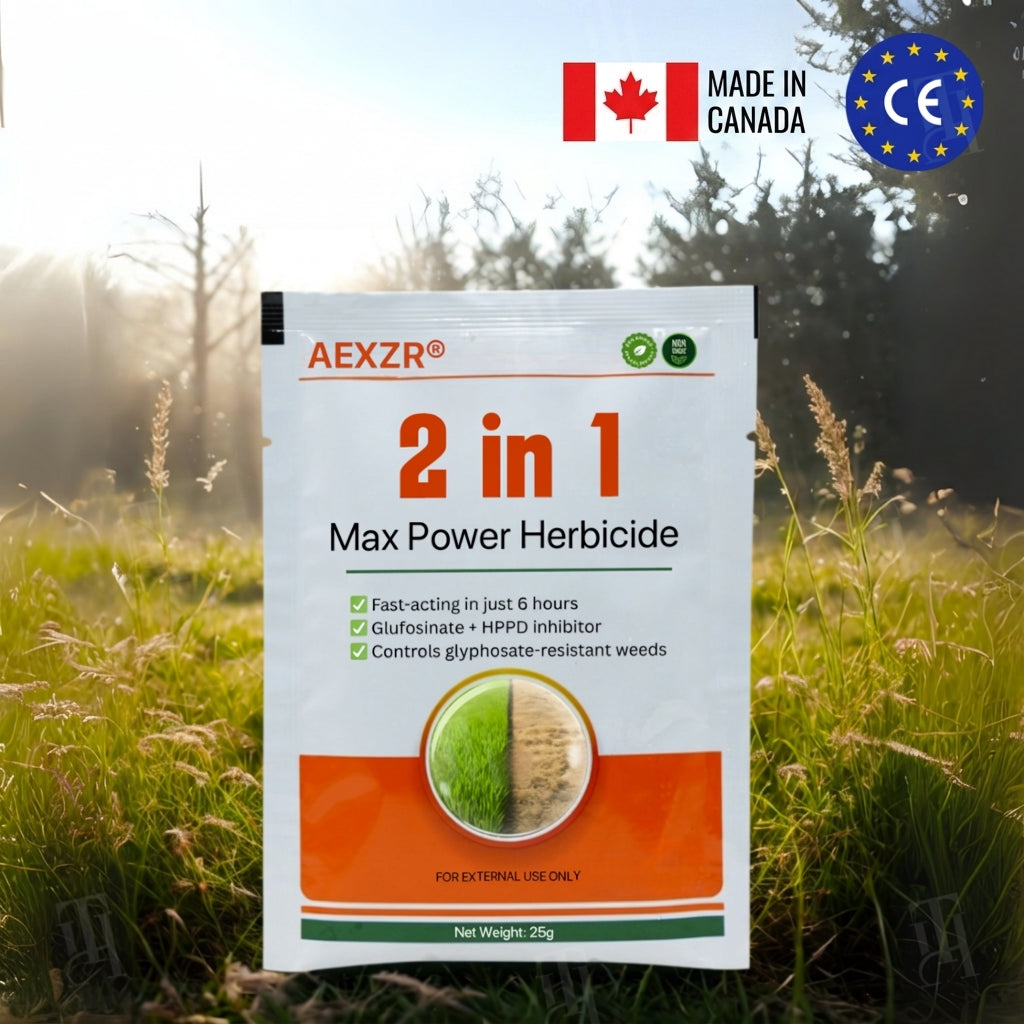 AEXZR® 2 in 1 Max Power Herbicide⚡⚡The Dual-Action Powerhouse: Kills Weeds in 6 Hours, Defeats Glyphosate Resistance For Good.