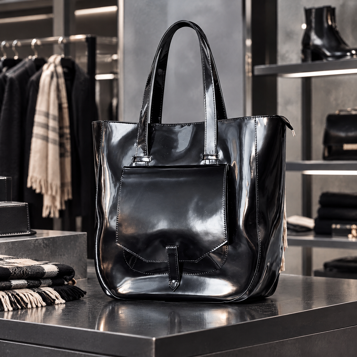 The Gloss Noir Tote