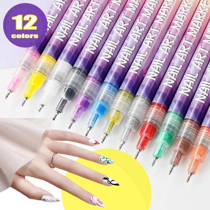🐰 Easter Special Offer – 50% OFF! 🎁12 Colors Nail Art Pens Set🎨💅