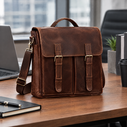 The Heritage Leather Messenger